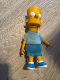 Vintage 90's The Simpsons Bart Simpson 11” Vinyl Head Plush ...