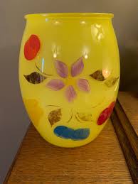 Vintage Bartlett Collins Cookie Jar YELLOW Fruits & Flowers ...