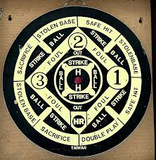 Knight Of Arms 2-Sided Cricket, Baseball Dart Board & Wood Cabinet Set 21" x 16" | eBay