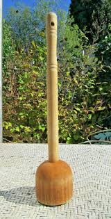 Old ANTIQUE Vintage PRIMITIVE Rustic 10 3/4” WOODEN Food ...