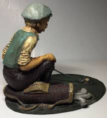 Vintage Golpher Lining Up Ball 5.5” Tall Figurine | eBay