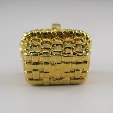 Sterling Silver GATHERING BASKET Charm MINI Vermeil FOR ...