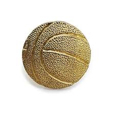 Basketball Gold Tone Letterman Jacket Lapel Pins High School Sports Lot of 6 | eBay