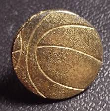 Vintage Basketball Sports Gold Tone Enamel Lapel Uniform Jacket Pin | eBay
