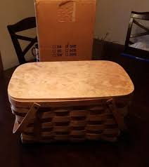 Vintage Late 1970's Basketville Putney Vermont Picnic Basket With Original Box | eBay
