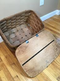 Vintage BASKET VILLE WICKER PICNIC BASKET BASKETVILLE PUTNEY VERMONT HANDLES | eBay