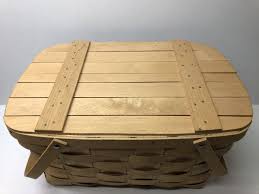 Vintage LG Basketville Picnic Basket Putney Vermont | eBay