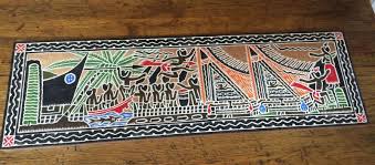 Vintage Palau Large Storyboard Painted 1960s The Deceived ...