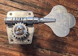 Vintage Small Plate Bass Tuner Single Tuning Peg - Bass ...