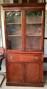 Vtg antique Drexel New Hampton Heritage hutch China Cabinet ...