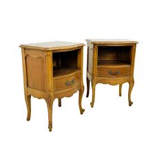 #5302 Pair of French Provincial Nightstands | Again&Again