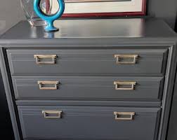 Mid Century Modern Chest of Drawer by Bassett Furniture Solid Wood 3 Drawer - Etsy