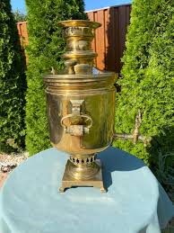 Antique Samovar Batashov Samovar Soviet Teapot Vintage Kettle Antique Wood-burning Brass Samovar Russian Samovar Ukrainian Samovar - Etsy
