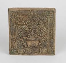 Early Batchelder Pottery Tile Pasadena, Ca Double