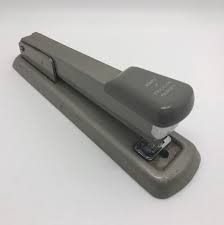 Vintage Bates MFG Gray Metal Stapler, Model 56, Board of ...