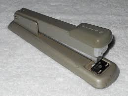 Bates - Vintage Metal Desktop Stapler 56 - Gray - Orange NJ ...