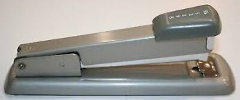 vintage bates 56 stapler mid-century office supply Gray On ...