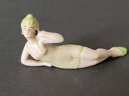 VTG 1920s Hertwig Art Deco Flapper Bathing Beauty Lady ...
