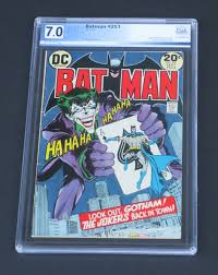 Batman #251 PGX 7.0 Neal Adams Classic Joker cover DC Comics ...