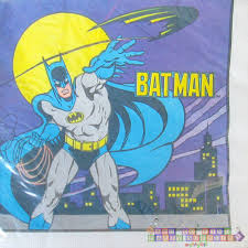 BATMAN VINTAGE 1989 SMALL NAPKINS (16) ~ Birthday Party ...