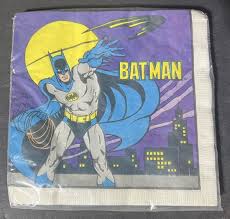 Batman Napkins (16 Pack, Still Sealed, 1989) (#1722, Unique ...