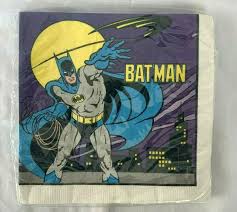 Vintage Batman Napkins 16 Luncheon Party Birthday | eBay