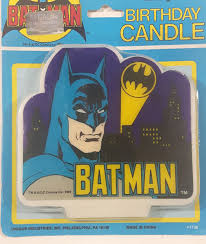 1992 Unique No. 1736 DC Comics Batman Birthday Candle New in ...