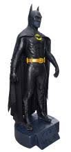 Sold at Auction: BATMAN (1989) - Exceptional Quality Batman (Michael Keaton) Batsuit Costume on Display