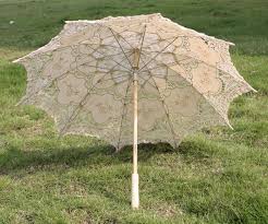Battenburg Ivory Lace Parasol Umbrella Wedding Bridal | eBay