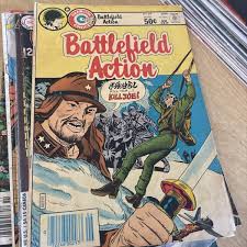 JY22) BATTLEFIELD ACTION COMIC #69 VF-NM GOOD SPINE NO RIPS ...