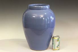 RRP CO Pottery Oil Jar Vase Large Blue Robinson Ransbottom ...