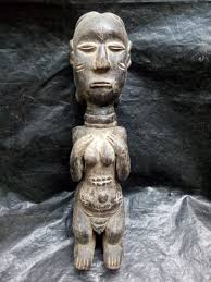 Original Primitive Luba Tribe "impoverished Brave Woman ...