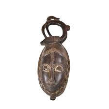 Baule Portrait Mask Côte d'Ivoire | eBay