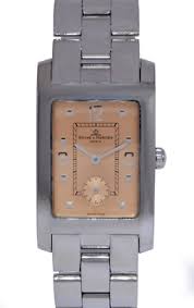 Baume & Mercier Hampton Stainless Steel Salmon Dial Ladies ...