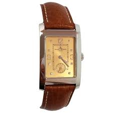 Baume and Mercier Stainless Steel Copper dial Hampton Quartz ...