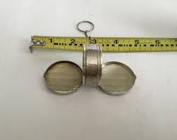 Vintage Small Sterling Chatelaine Pillbox Rouge Pot - Etsy