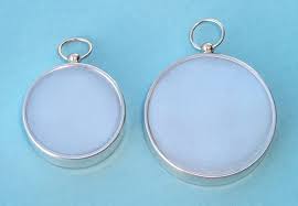 Aluminum 1 5/16 inch Open Face Pocket Compass