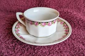 Porcelain Tea Cup and Saucer Germany Villery & Boch - Etsy