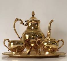 F.B. Rogers Silver Co. Set Electroplate Teapot Pitcher ...