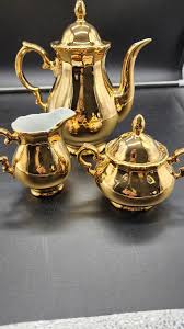 S W Bavaria Gold Tea Set | eBay