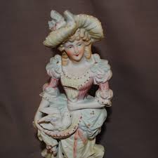 Occupied Japan Large Victorian Lady Figurine - Etsy