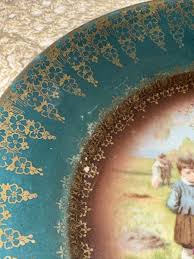 Antique Royal Vienna Beehive Portrait Plate Country Mom & Children Hand Painted | eBay