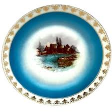 Vintage Imperial Karlsbad English Bone-china Plate Scenic Country Victorian Blue - Etsy Australia