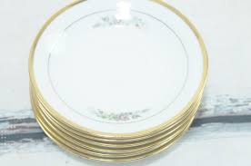 Vintage . Set of 6 Small Plates 6" Desert or Salad Plates ...