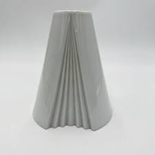 Rosenthal Germany White Geometric Op Art Porcelain Vase ...