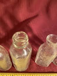 Amazing Miniature VINTAGE GLASS BABY BOTTLES...lot of 4...1 evenflo | eBay
