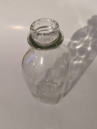 1952 1 Quart Vintage Clear Glass Milk Bottle/Jug Farmhouse ...