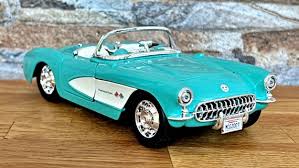 Chevrolet Corvette 1957 | Vintage Model Car | Diecast Car ...