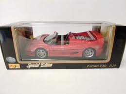 Maisto Ferrari F50 Open Rossa Red 1995 1/18 31822 | eBay