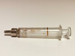 VINTAGE NOS GERMANY(GDR) MEDICAL DOCTOR 2sm GLASS SYRINGE ...